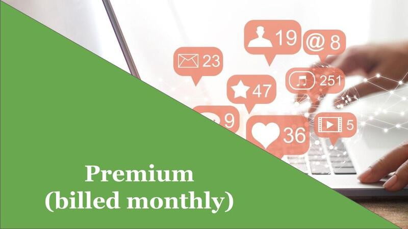 Zoho Social Premium (billed monthly)
